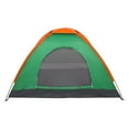 thumbnail image 5 of 2-Person Waterproof Camping Dome Tent for Outdoor Hiking Survival Orange & Green, 5 of 10