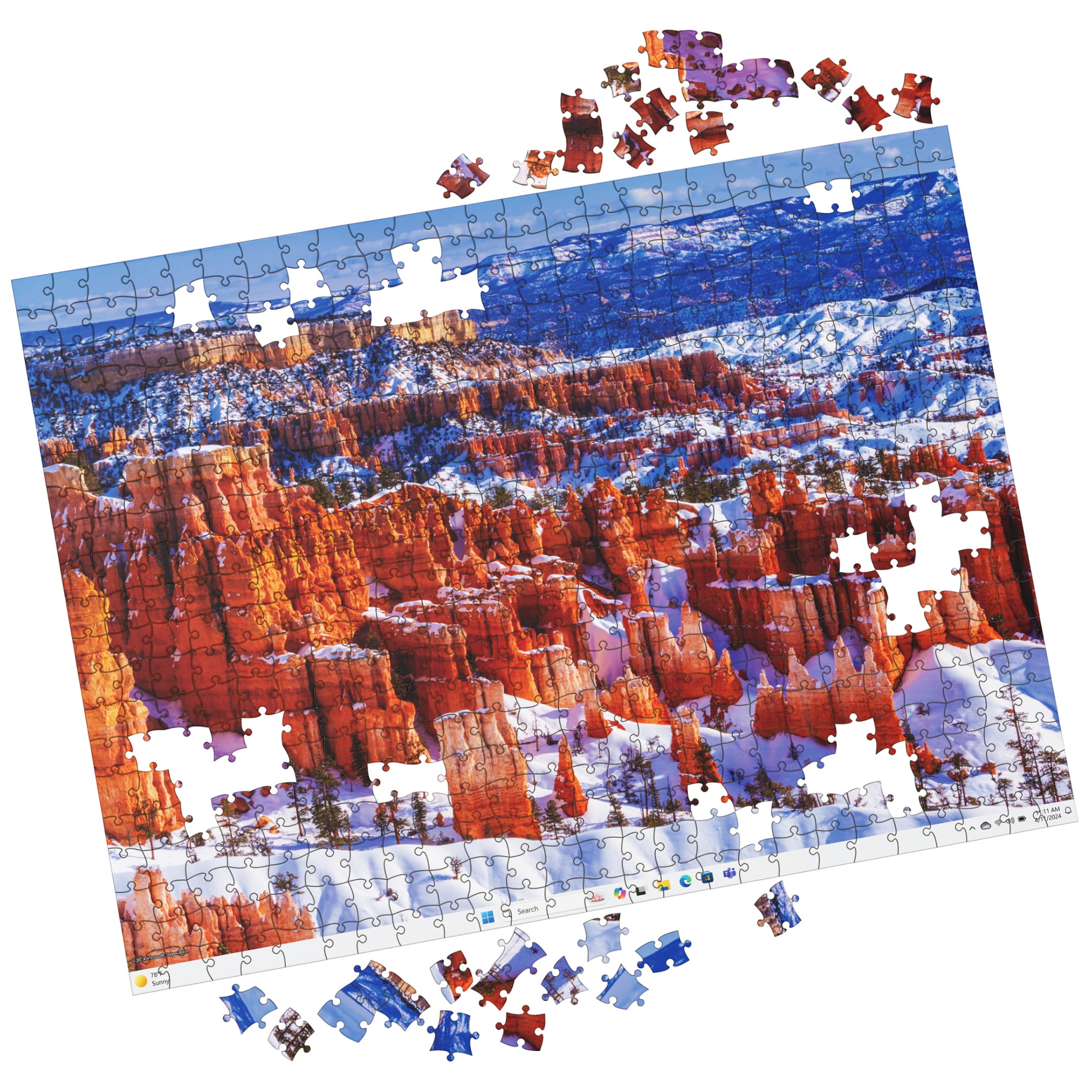 Spin Master Games, Microsoft Windows Spotlight Series 500-Piece Puzzle with Poster, for Ages 8 and up