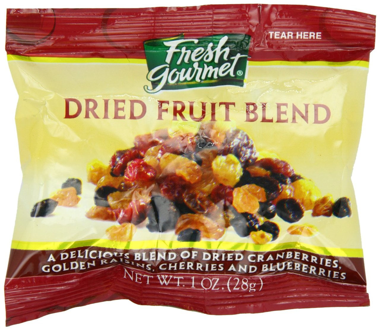 120 PACKS : Fresh Gourmet Dried Fruit Blend For Oatmeal, 120 Count by