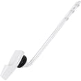 thumbnail image 1 of Toilet Flush Lever Handle Universal Toilet Handle Replacement for Most Toilets,Frontal Tank Lever Parts,Straight Arm,White Plastic (Front Mount), 1 of 7