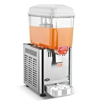 KWS Commercial Stainless Steel Hot and Cold Drink Dispensers Professional Beverage Dispensers 1 Tanks 3 Gallon