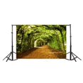 thumbnail image 3 of BSDHOME 7x5ft Photography Backdrop Courtyard Park Tree-lined Corridor Dirt Road Nature Ric Photo Background Backdrops, 3 of 4