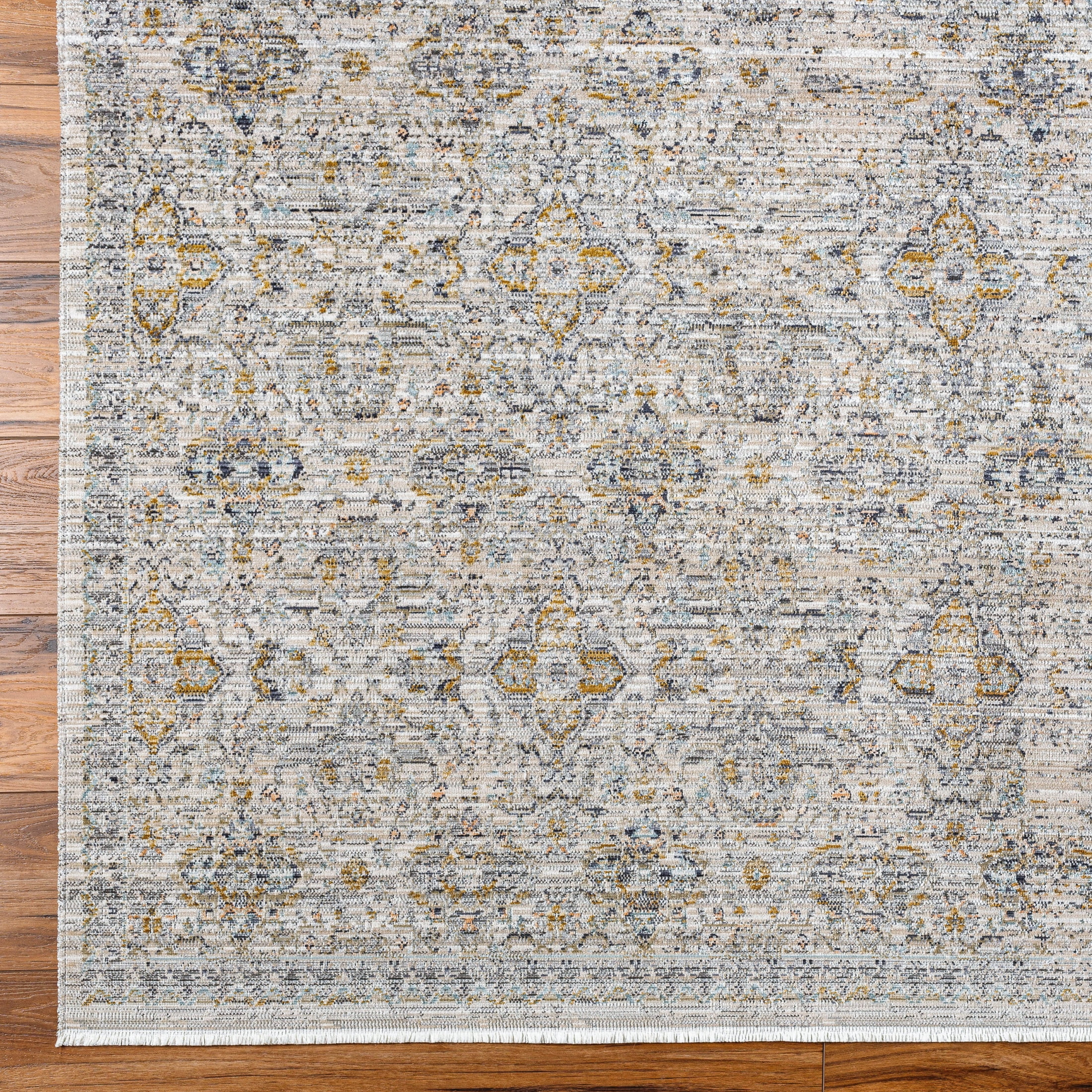 Livabliss x Becki Owens Ren Damask Washable Area Rug ,9' x 13'1",Gray