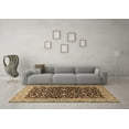 thumbnail image 3 of Ahgly Company Indoor Round Persian Brown Traditional Area Rugs, 4' Round, 3 of 4