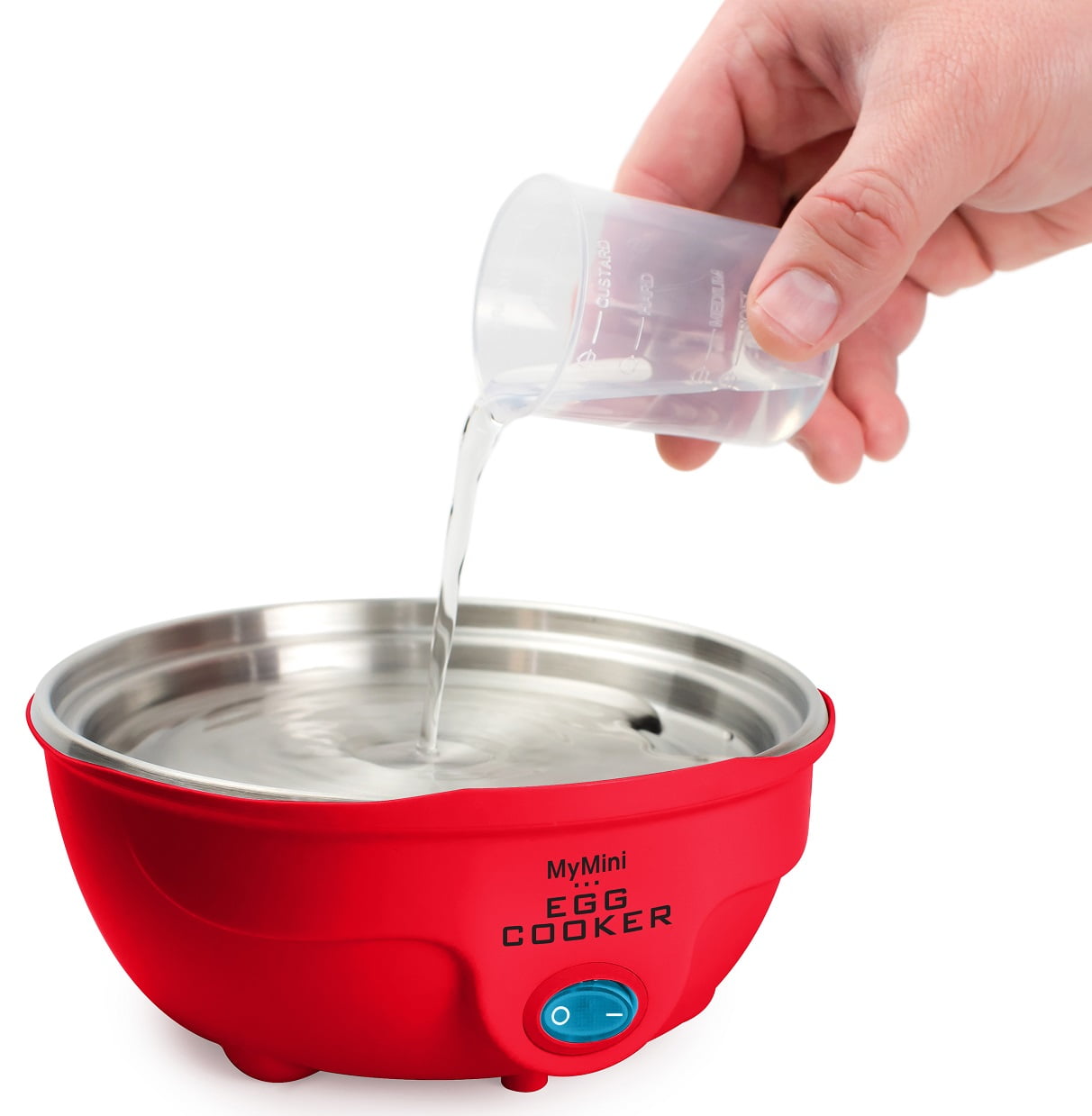 MyMini Premium 7-Egg Cooker, Red