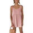 thumbnail image 5 of Sherrylily Women Summer Shoulder Tie Strap Babydoll Dress A-Line Skater Swing Mini Sundress, 5 of 6