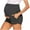 Dark Gray, variant on Summer Maternity Yoga Shorts for Women Gray Pregnancy Solid Color Workout Lounge Pants