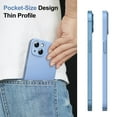 thumbnail image 5 of JETech Upgraded Slim (0.85 mm Thin) Case for iPhone 13 6.1-Inch, Camera Lens Cover Full Protection, Slim Fit Ultra Thin Lightweight Matte Hard PC, Support Wireless Charging (Sierra Blue), 5 of 7