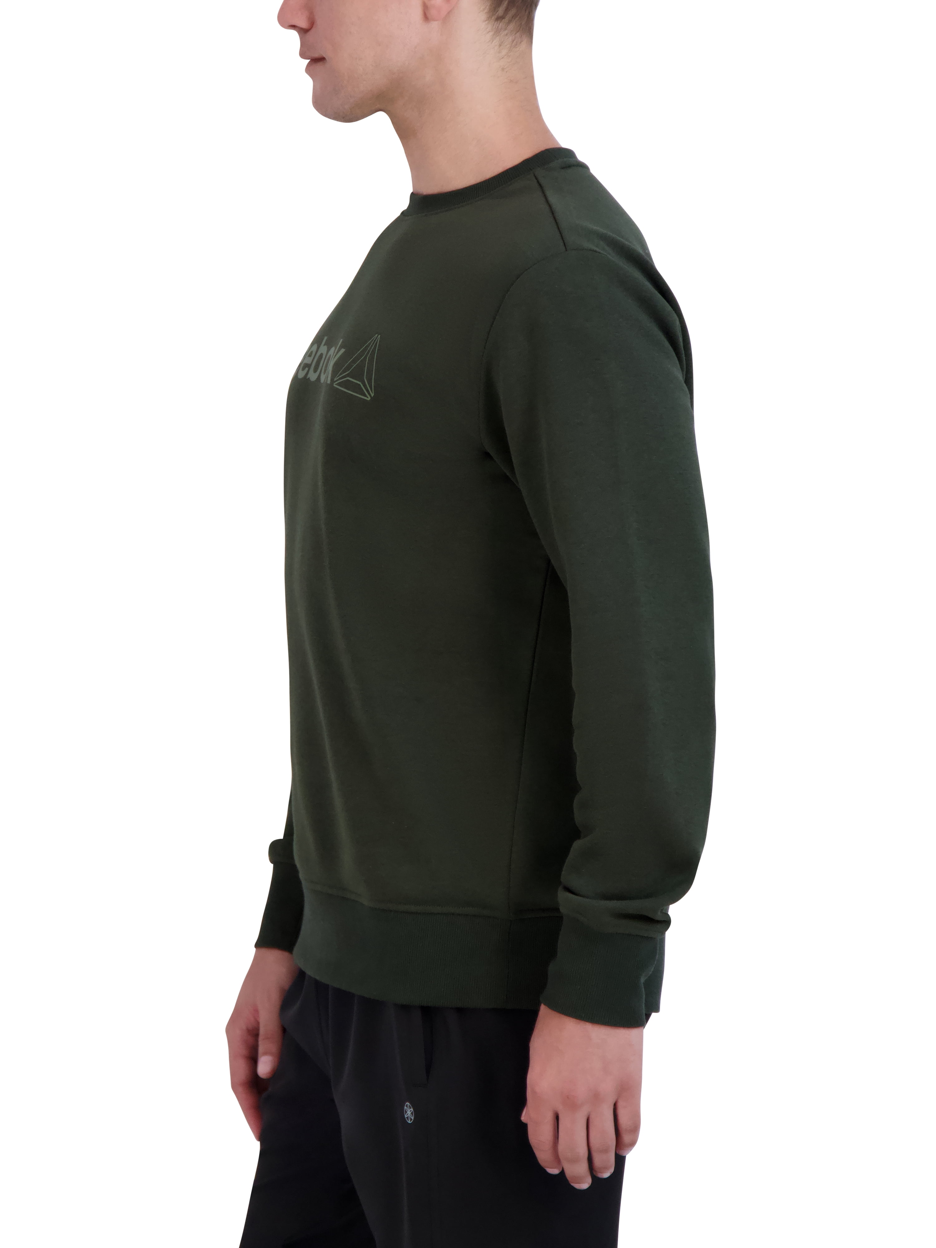 Reebok Men's Free Weight Crewneck Sweater, Up To Size 3XL