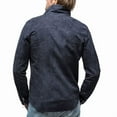 thumbnail image 2 of Men's Stylish Blue 100% Genuine Suede Leather Lightweight Soft Satin lining Jackets for Men - XXL Size, 2 of 3