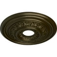 thumbnail image 3 of Ekena Millwork 17 5/8"OD X 3 5/8"ID X 1 7/8"P Orleans Ceiling Medallion (Fits Canopies up to 4 5/8"), Hand-Painted Green Gold, 3 of 7