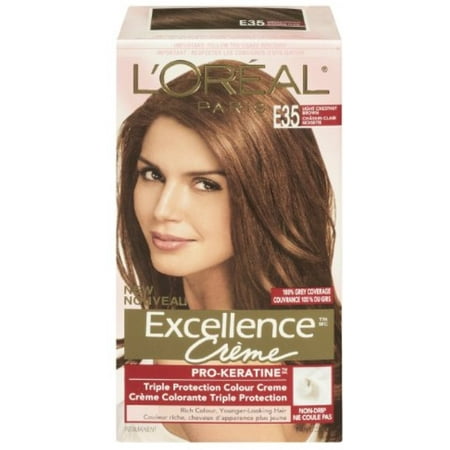L Oreal Paris Excellence Creme Haircolor Light Chestnut Brown E35 L Oreal Paris Excellence Creme Haircolor Light Chestnut Brown E35 1 Ea