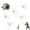 White, variant on Soft Dice Fishing Lures with Lifelike Tentacles, 5pcs Slow Sinking Finesse Bait for Bass Fishing, Versatile Drop Shot and Weightless Rig Soft Plastic Baits for Fresh and Saltwater
