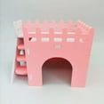 thumbnail image 6 of Visland PVC Hamster House, Small Animal Hideout Hamster House with Funny Climbing Ladder Exercise Toys Luxury Hut for Dwarf Hamster, Chinchilla, Rat, Gerbil, Mouse, 6 of 7