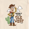 thumbnail image 3 of Toy Story - Kicking It In The Ole West  - Men's Short Sleeve Graphic T-Shirt, 3 of 5