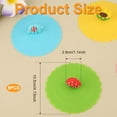 thumbnail image 2 of Cartoon Silicone Cup Lids Anti-dust Airtight Seal Mug Bowl Cover Glas Mit Deckel Silica Gel Fruit Drink Coffee Caps, 2 of 6