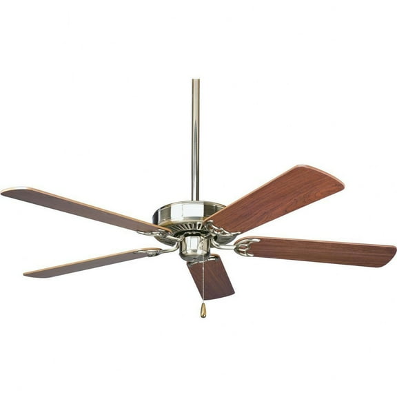 P2501-09-Progress Lighting-AirPro - Wide - Ceiling Fan in Transitional style - 52 Inches wide by 13.5 Inches high-Brushed Nickel Finish