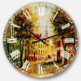 thumbnail image 1 of DesignArt Ancienne VITURNBSK en Automne Grande Horloge Murale, 1 of 2