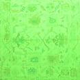 thumbnail image 1 of Ahgly Company Indoor Square Oriental Green Traditional Area Rugs, 5' Square, 1 of 4