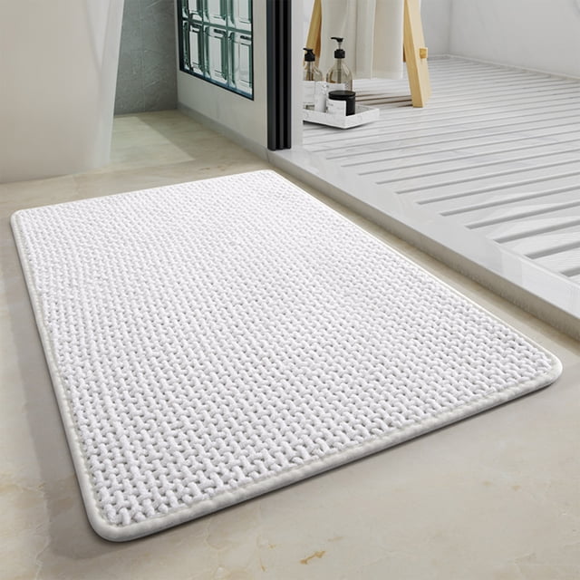 COM1950s Absorbent Bath Mat,Non-Slip and Comfortable Bathroom Rug for Home Decor,Soft Quick Dry Carpet,Size 31.5 X 19.7 Inches