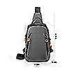 thumbnail image 2 of Crossbody Backpack Men'S and Women'S Shoulder Backpack , Lightweight Single Strap Backpack Hiking Sling Bag Backpack Hiking Cycling, 2 of 5