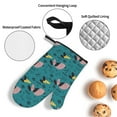 thumbnail image 3 of Daiia Dachshund Dog Pattern Oven Mitts and Pot Holders 4 pcs Set,High Heat Resistant 500 Degree Extra Thicken Long Kitchen Cotton Oven Glove, 3 of 6