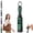 Green, variant on 4-in-1 Smart Digital Display Keychain - Portable Charger Cable with LED Display, 20cm Short Fast Charging Lanyard Cord