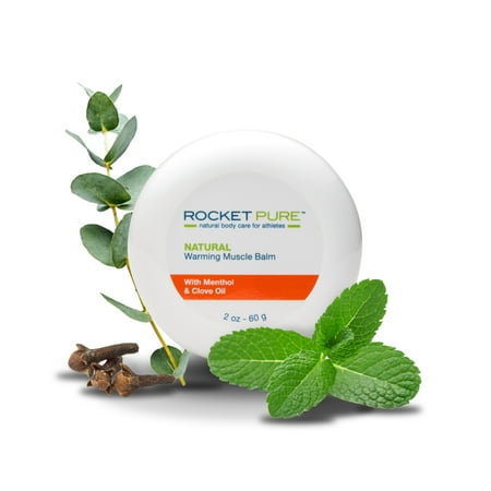 Natural Warming Muscle Balm. Relief Before or After Exercise, Soothes Pain, Tired and Sore Muscles. Natural Balm Made in the U.S. is Better Than Other Creams, Gels and Ointments.