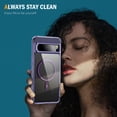 thumbnail image 3 of Magnetic for Google Pixel 8 Pro Case, [Compatible with MagSafe] [Full Camera Protection] [10FT Drop Protection] Non-Yellowing Shockproof Protective Slim Phone Case for Google Pixel 8 Pro,Purple, 3 of 7