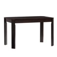 thumbnail image 1 of Table de salle à manger en bois massif à angles inclinés, 1 of 6