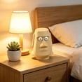 thumbnail image 5 of Funny Moai Desk Decor, 3.16 Inch Popping Eyes Stress Relief Statue, Novelty Office Gadget for Adults, Anxiety Relief Sculpture for Home and Workspace, 5 of 6