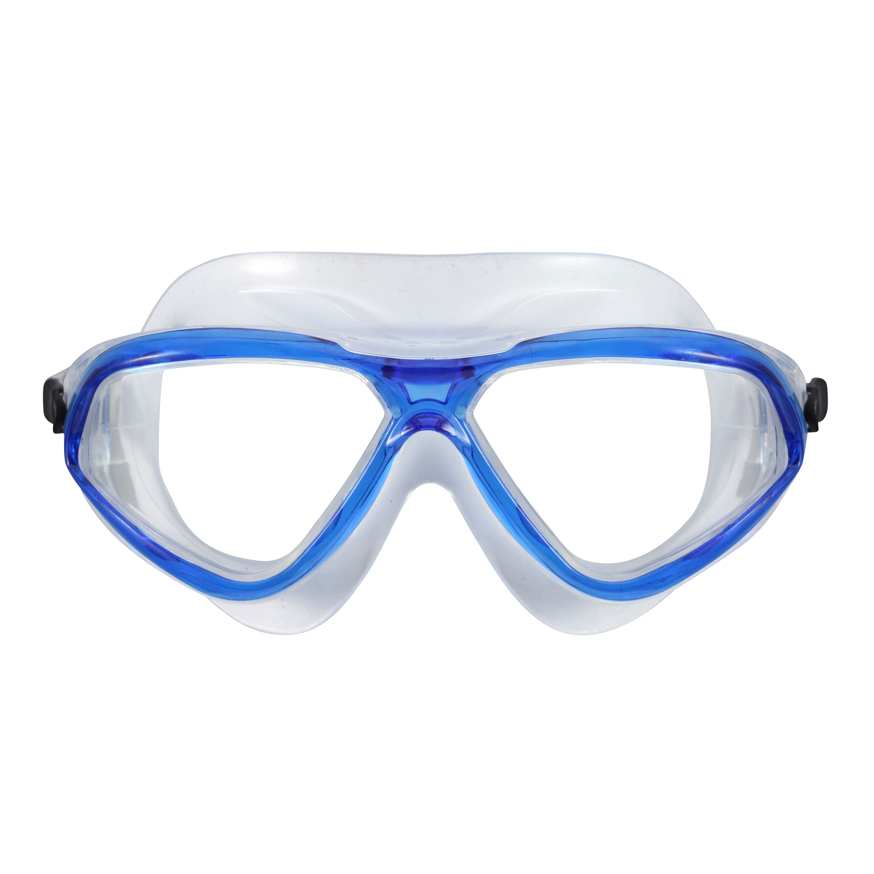 U.S. Divers Stilo Swim Mask for Adults - Quality, Leak-Free, Panoramic View with UV and Anti-Fog Protection (Blue)