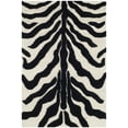 thumbnail image 2 of SAFAVIEH Cambridge Leah Geometric Wool Area Rug, Ivory/Black, 2' x 3', 2 of 8