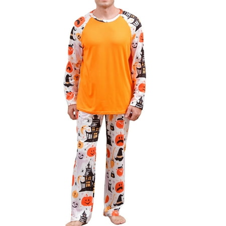 

Halloween Family Pajamas Matching Set Classic Element Print Sleepwear for Baby Adults Kids Holiday PJS Set