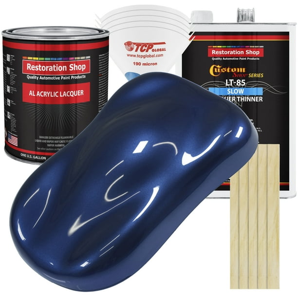 Restoration Shop Daytona Blue Metallic Acrylic Lacquer Auto Paint