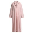 thumbnail image 3 of 2026 ! Womens Clothes asdoklhq Womens Plus Size Dresses,Women Plus Size Long Sleeve Cross V Neck Maxi Dress Full Length Shirt Line Dress, 3 of 8
