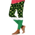 thumbnail image 5 of lcziwo Prime Today, Scrunch Butt Leggings for Women 2025 St Patricks Day Stretchy Tight Trousers Casual High Waisted Tummy Control Yoga Pants Green S, 5 of 8