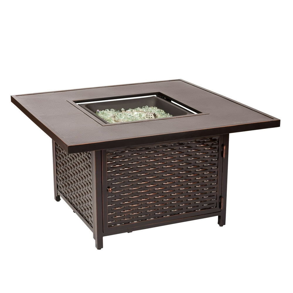 Fire Sense Baker Cast Aluminum LPG Fire Pit Table