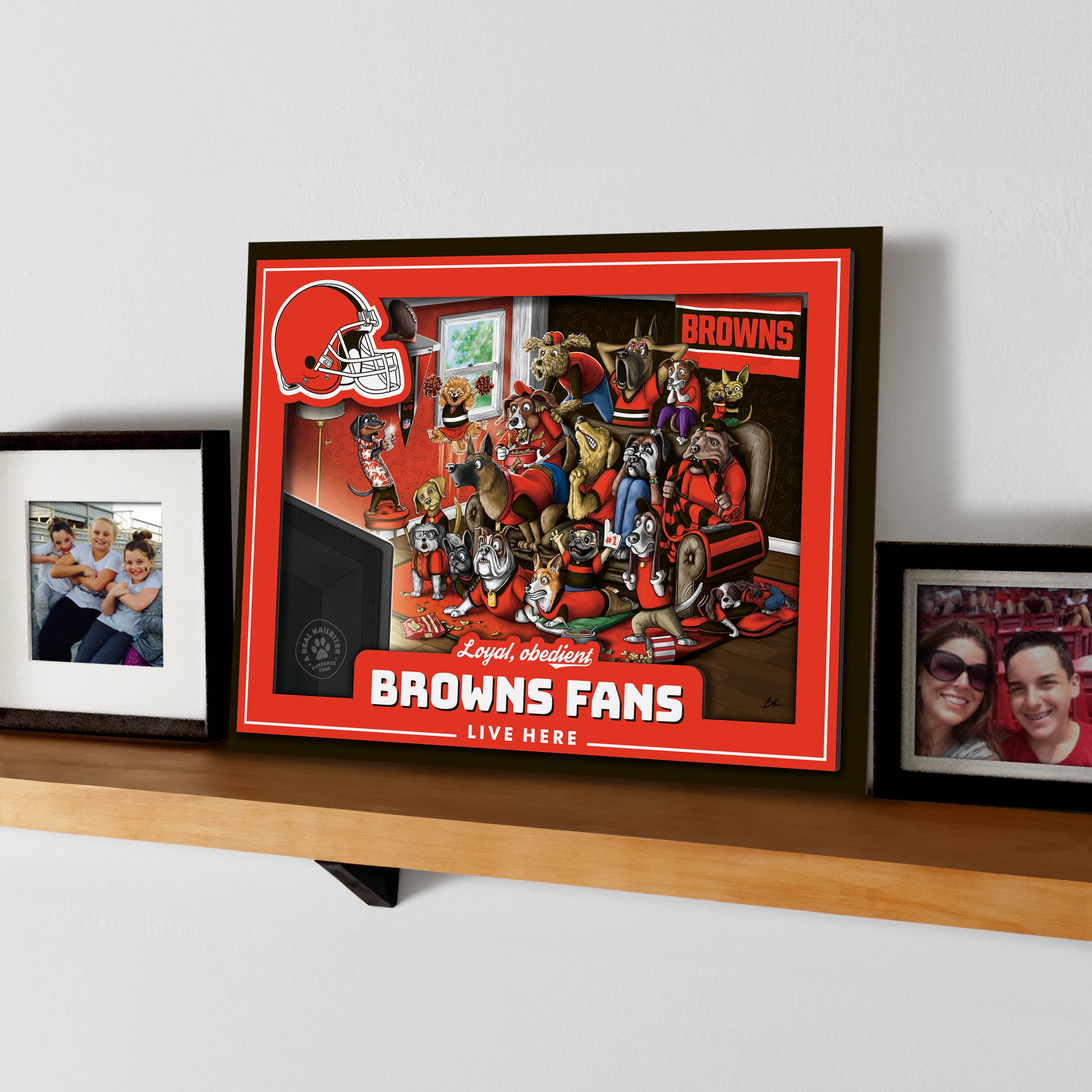 YouTheFan NFL Cleveland Browns Purebred Fans Wall Art