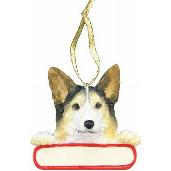 E&S Pets Orn218-100a Corgi Santa's Pals Christmas Ornament