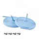 thumbnail image 1 of Cordones Sin Atar Con Cordones ElásticosCordones Elásticos Para Adultos Y NiñosAzul Claro Feliz Sencillez, 1 of 3