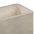 thumbnail image 3 of Sunstone Indoor or Outdoor Planter in White Concrete, 3 of 4