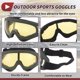 thumbnail image 5 of Gafas de montar para motocicleta Unique Bargains 1 Pc PC PU Gafas de sol para deportes al aire libre para motocross, bicicleta de tierra, lente amarilla, marco verde militar, 5 of 6