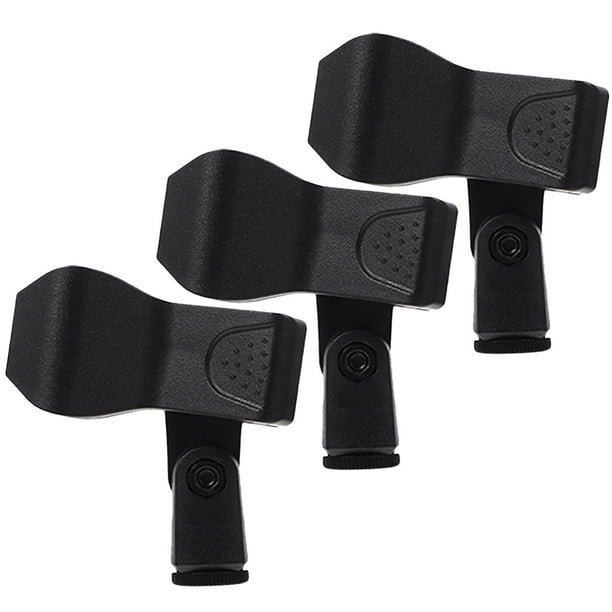 3 pinzas universales para micrófono, soportes para micrófono, clips universales para micrófono, clips universales