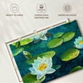 thumbnail image 6 of Elephant Stock Lily Pad Flower Wall Art - Horizontal Canvas Wall Art - Dining Room Wall Decor - Floral And Botanical Canvas - Beige And Gold Decor - 48" x 32", 6 of 8