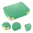 thumbnail image 2 of Loncheras Rectángulo Bento Box Vajilla incorporada Caja de preparación de comidas para estudiantes (verde), 2 of 6