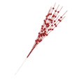thumbnail image 2 of XJGHHSY 5 Pack Artificial Glitter Berry Stem ornaments 19.7 inch Fake Christmas Picks Decorative Glitter Sticks for Vase Christmas Tree DIY Wreath Crafts Fireplace Decor,Red, 2 of 8