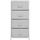 thumbnail image 2 of Mueble Buró Organizador Houzer Comoda 4 Cajones Tela Moderno Gris, 2 of 6