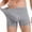 Gray, variant on Xysaqa Mens Trunks Big & Tall Underwear Cotton Boxers Briefs Short Leg Comfortable Underpants L-8XL