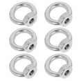 thumbnail image 6 of MRLESS 6-Pack Stainless Steel Eye Bolt Tie Down Rings with Threaded Nut Fasteners for Secure Tie Downs, 6 of 7